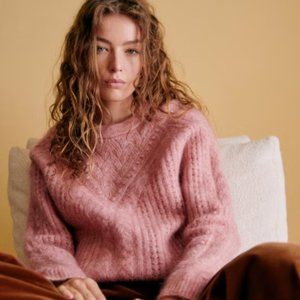 (NWOT) Sezane Jake Jumper in Medium Rosewood